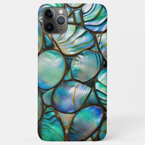 Abalone Shell Abstract Pattern iPhone 11 Pro Max Case