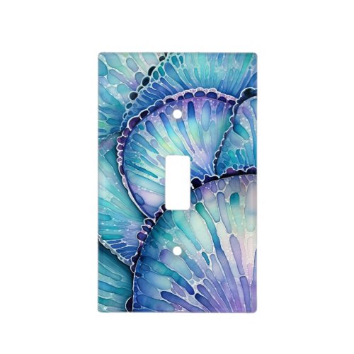 Abalone Shell Abstract Pattern Light Switch Cover