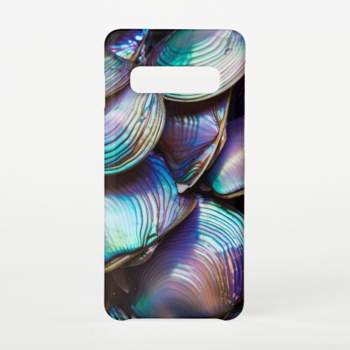 Abalone Shell Abstract Pattern Samsung Galaxy S10 Case