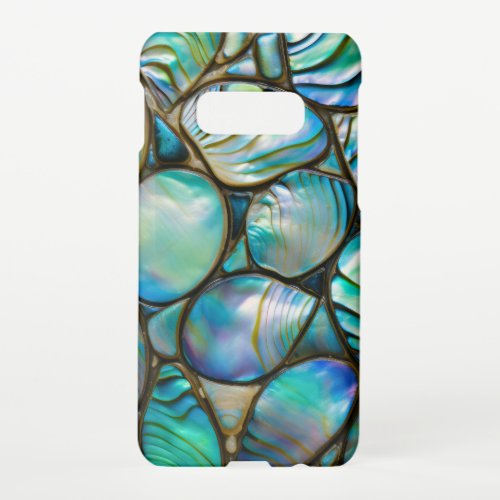 Abalone Shell Abstract Pattern Samsung Galaxy S10E Case