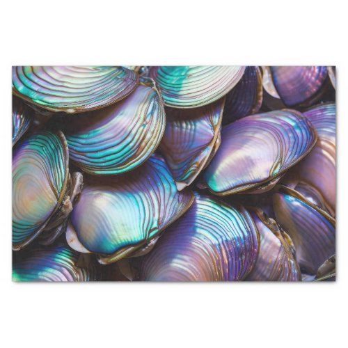 Abalone Shell Abstract Pattern Tissue Paper