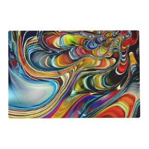 Abalone Shell Abstract Placemat