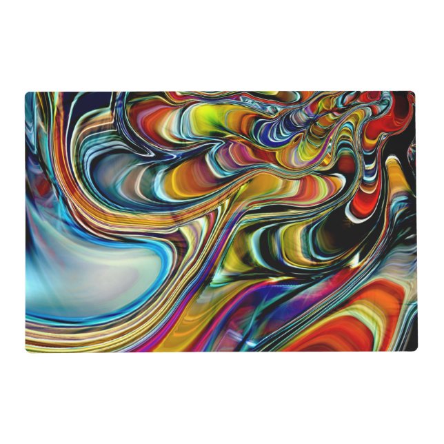 Abalone Shell Abstract Placemat (Front)