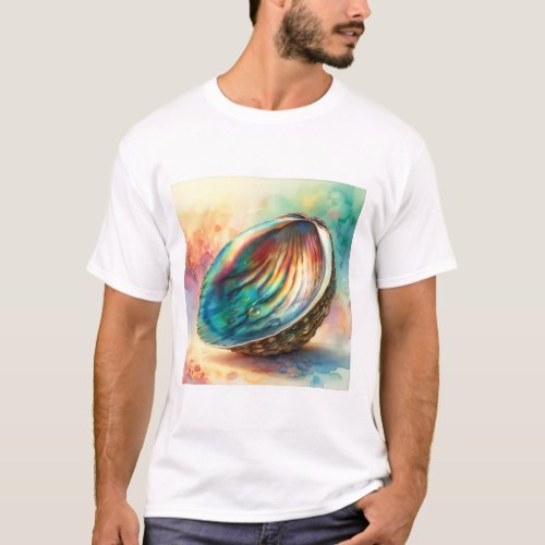 Abalone Shell AREF1310 _ Watercolor T_Shirt