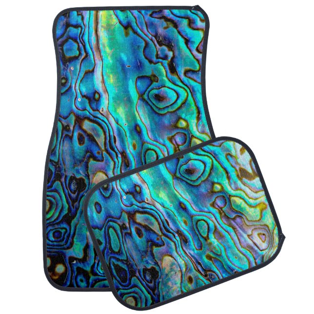 Abalone shell car floor mat (Set)
