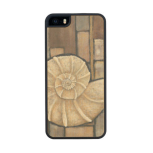 Abalone Shell Wood iPhone SE/5/5s Case