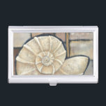 Abalone Shell Case For Business Cards<br><div class="desc">Charikilia Zarris is a talented artist know for her ocean artwork. Her images are peaceful and calm relaxing you with every picture. Get this nautical piece of artwork with a Abalone shell being the center of it all,  bordered with tiles and a beautiful color scheme.</div>