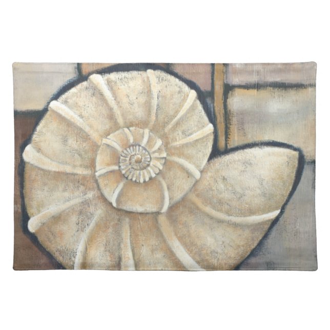 Abalone Shell Cloth Placemat (Front)