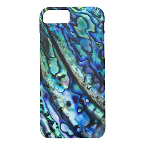 Abalone Shell  Colorful Abstract iPhone 87 Case