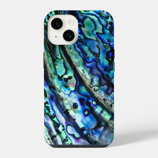 Abalone Shell | Colorful Abstract Iphone Case (Back)