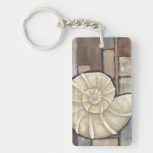 Abalone Shell Keychain