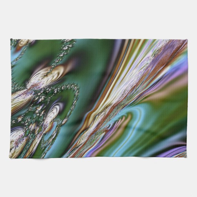 Abalone Shell Kitchen Towel (Horizontal)