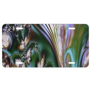 Abalone Shell License Plate