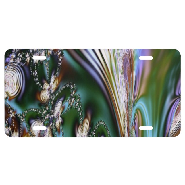 Abalone Shell License Plate (Front)