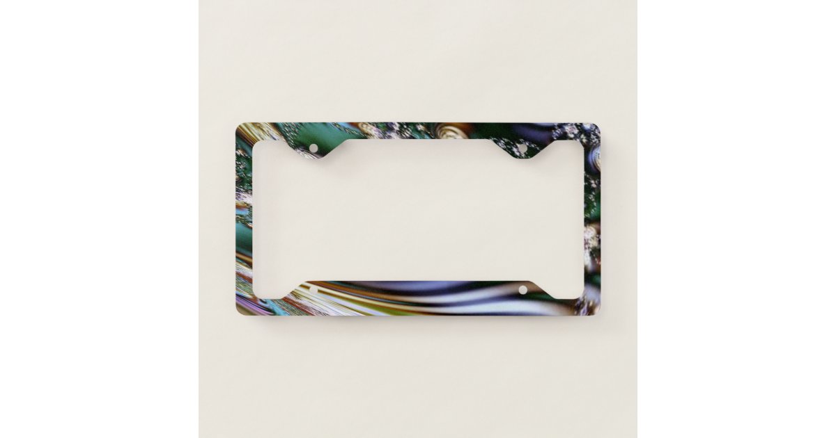 Abalone Shell License Plate Frame | Zazzle