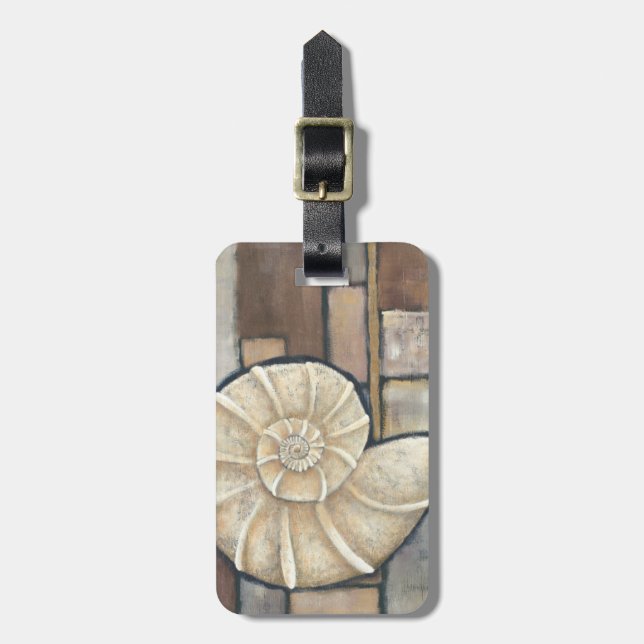 Abalone Shell Luggage Tag (Front Vertical)