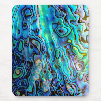 Abalone Shell  Mouse Pad by parisjetaimee at Zazzle