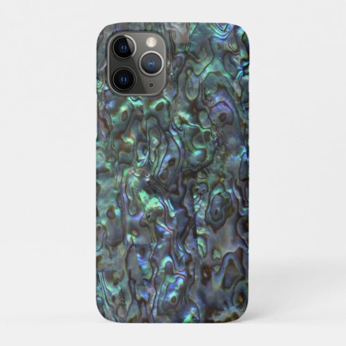 Abalone Shell  Paua Shell  Sea Shell  Natural  iPhone 11 Pro Case