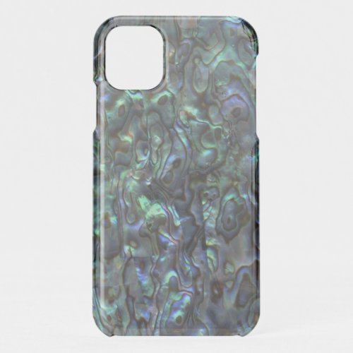 Abalone Shell  Paua Shell  Sea Shell  Natural  iPhone 11 Case