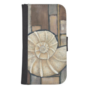 Abalone Shell Wallet Phone Case For Samsung Galaxy S4