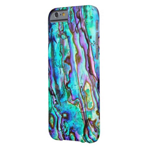 Abalone Shell Teal Mother Of Pearls Gemstone Barely There iPhone 6 Case