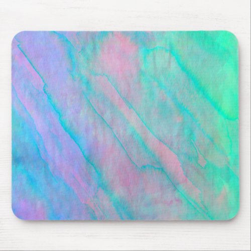 Abalone Shell Watercolor mother_of_pearl Stone Mouse Pad