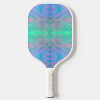 Abalone Shell Watercolor Mother of Pearl Stone Pickleball Paddle