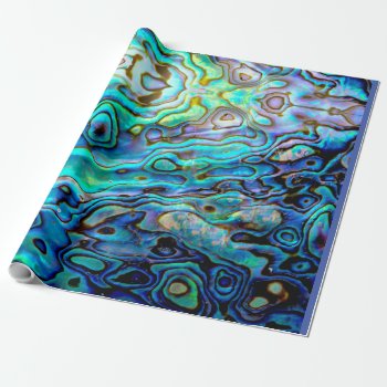 Abalone Shell Wrapping Paper by parisjetaimee at Zazzle