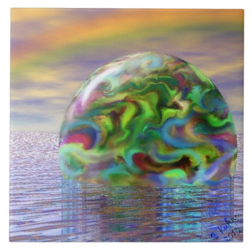 Abalone Sphere Tile