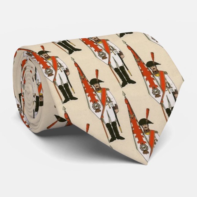 ABANDERADO REGIMIENTO DE LA PRINCESA NECK TIE (Rolled)