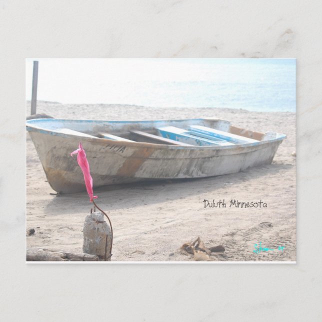 Abandon Boat, Duluth Minnesota Postcard (Front)