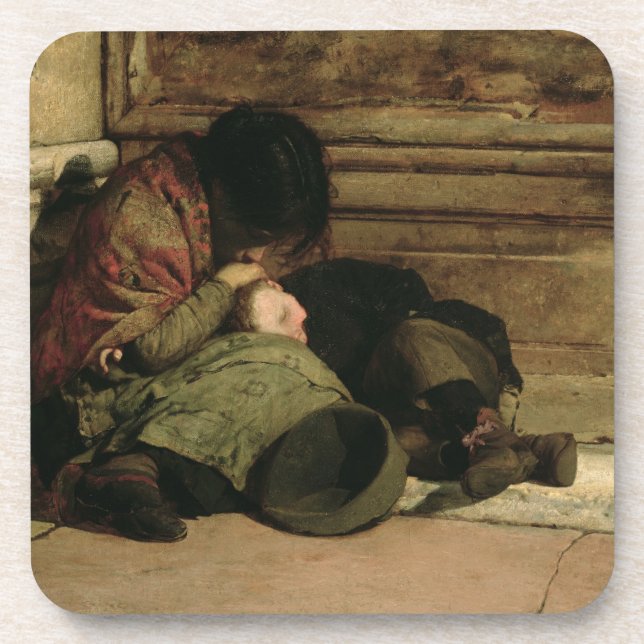 Abandoned, 1903 drink coaster (Front)