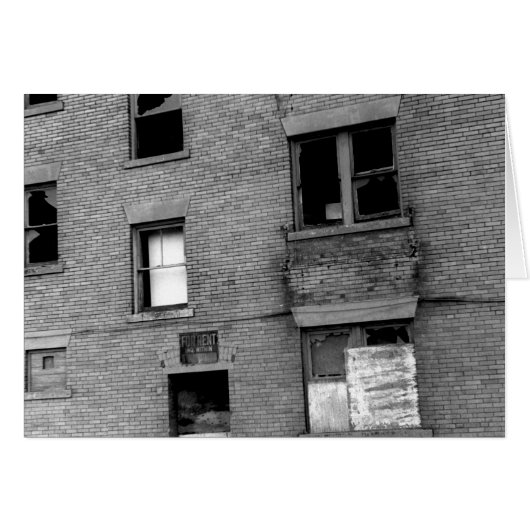 Abandoned Apartment For Rent Cards (Front Horizontal)