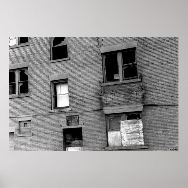 Abandoned Apartment For Rent Poster (Front)