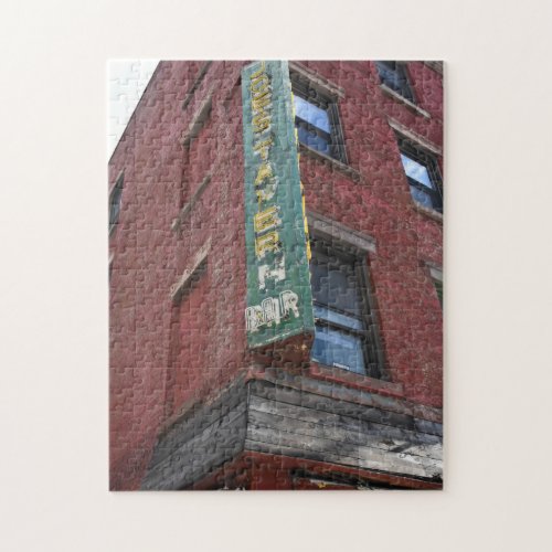 Abandoned Bar Manhattan New York City NYC Photo Jigsaw Puzzle