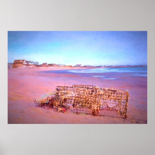 Abandoned Beach Poster (Front)