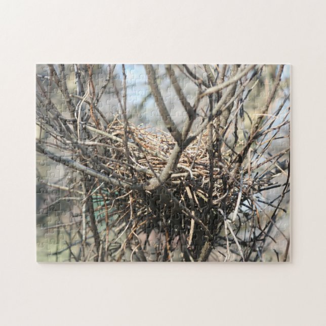 Abandoned Bird Nest Nature Jigsaw Puzzle (Horizontal)