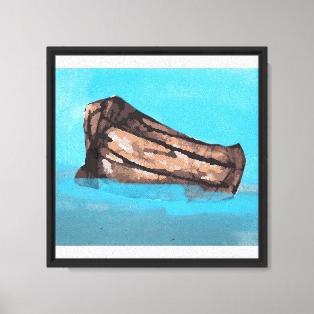 Abandoned Boat Canvas Print (Front)
