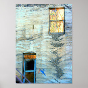 Abandoned Building in Jerome, Arizona Poster