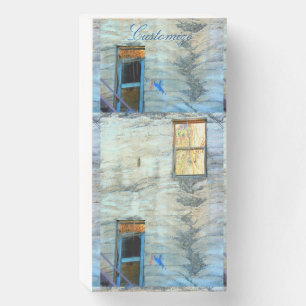 Abandoned Building Thunder_Cove Wooden Box Sign