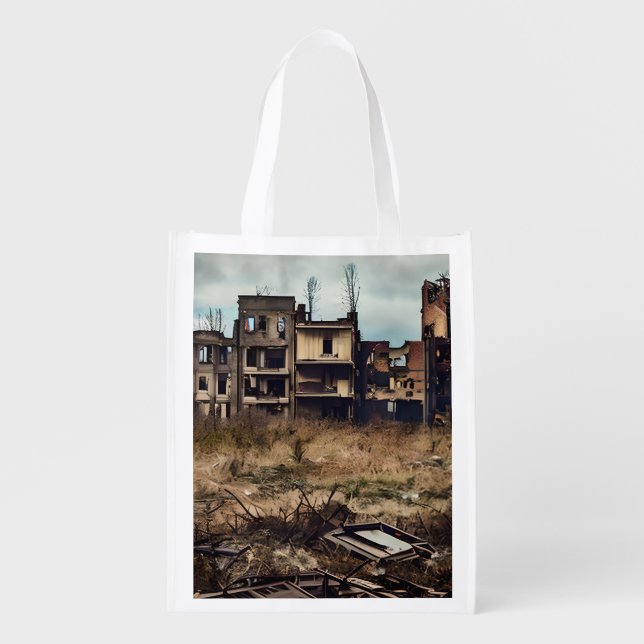 Abandoned Buildings | Lost Spaces Grocery Bag (Front)