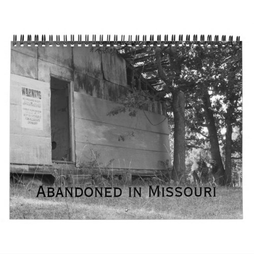 Abandoned buildings of Missouri Calendar