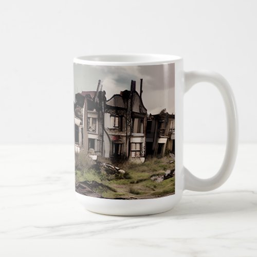  Abandoned Buildings Post Apocalypse  Coffee Mug