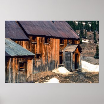 Abandoned Bunkhouse In The San Juans Poster by bluerabbit at Zazzle