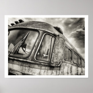 Abandoned Bus Poster