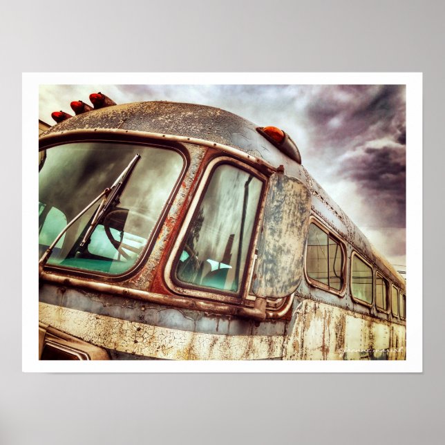 Abandoned Bus Poster (Front)