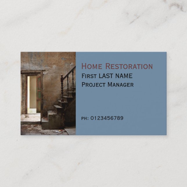 Abandoned Business Card (Front)