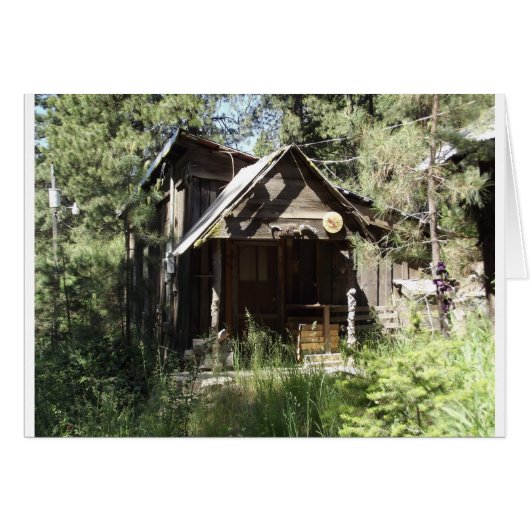 Abandoned Cabin in the Woods Cards (Front Horizontal)