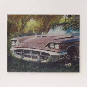 Abandoned Car Jigsaw Puzzle