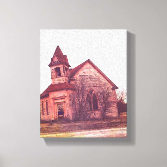 Abandoned Church Canvas Print (Front)